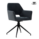 Eetkamerstoel Tessa 180° - Antraciet - WeAreTables